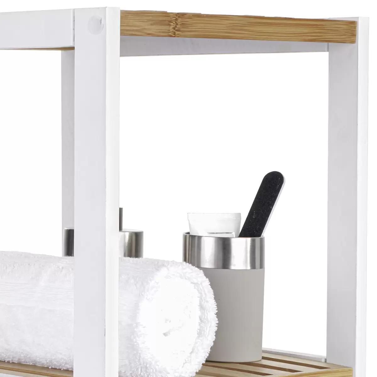 Regal Bambu hellbraun,weiss