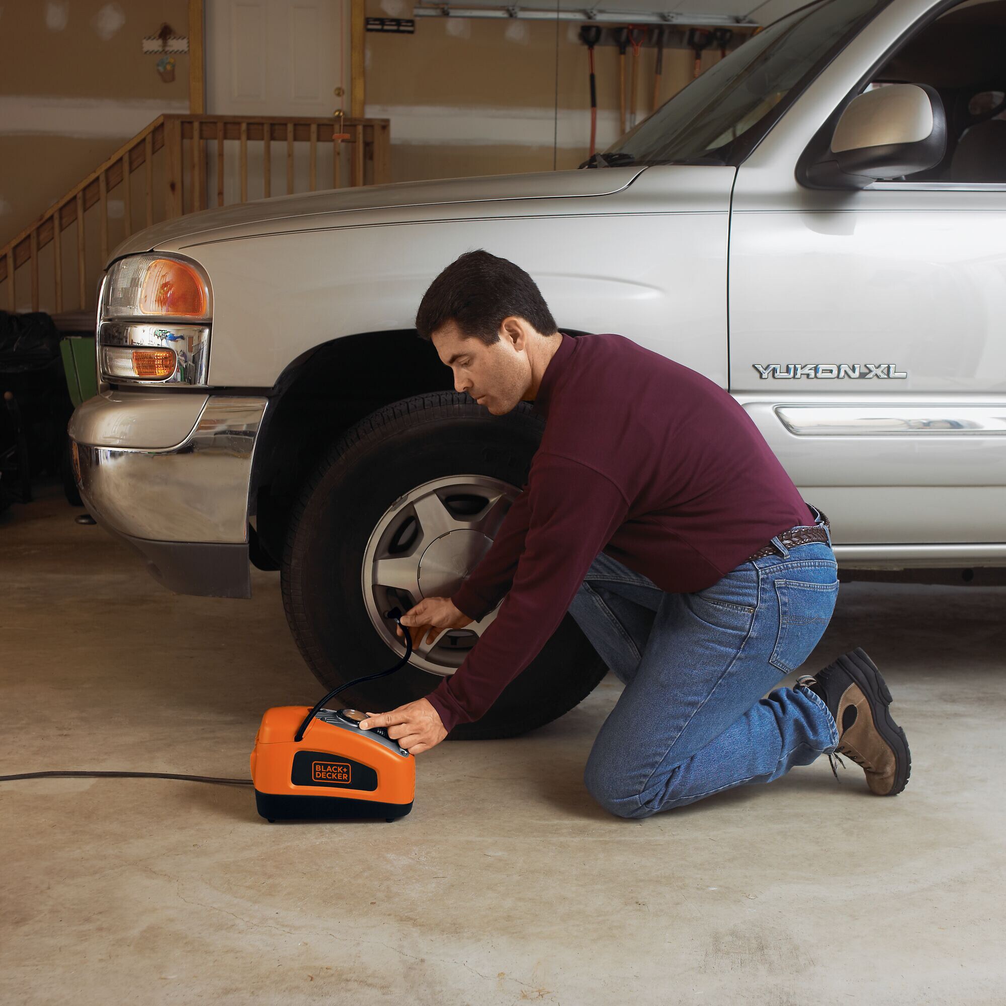 BLACK+DECKER Luftpumpe Kompressor ASI300, 11bar