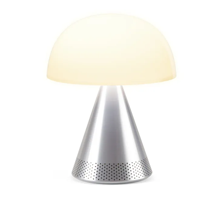 Lexon Lampe à poser Mina audio | Aluminium