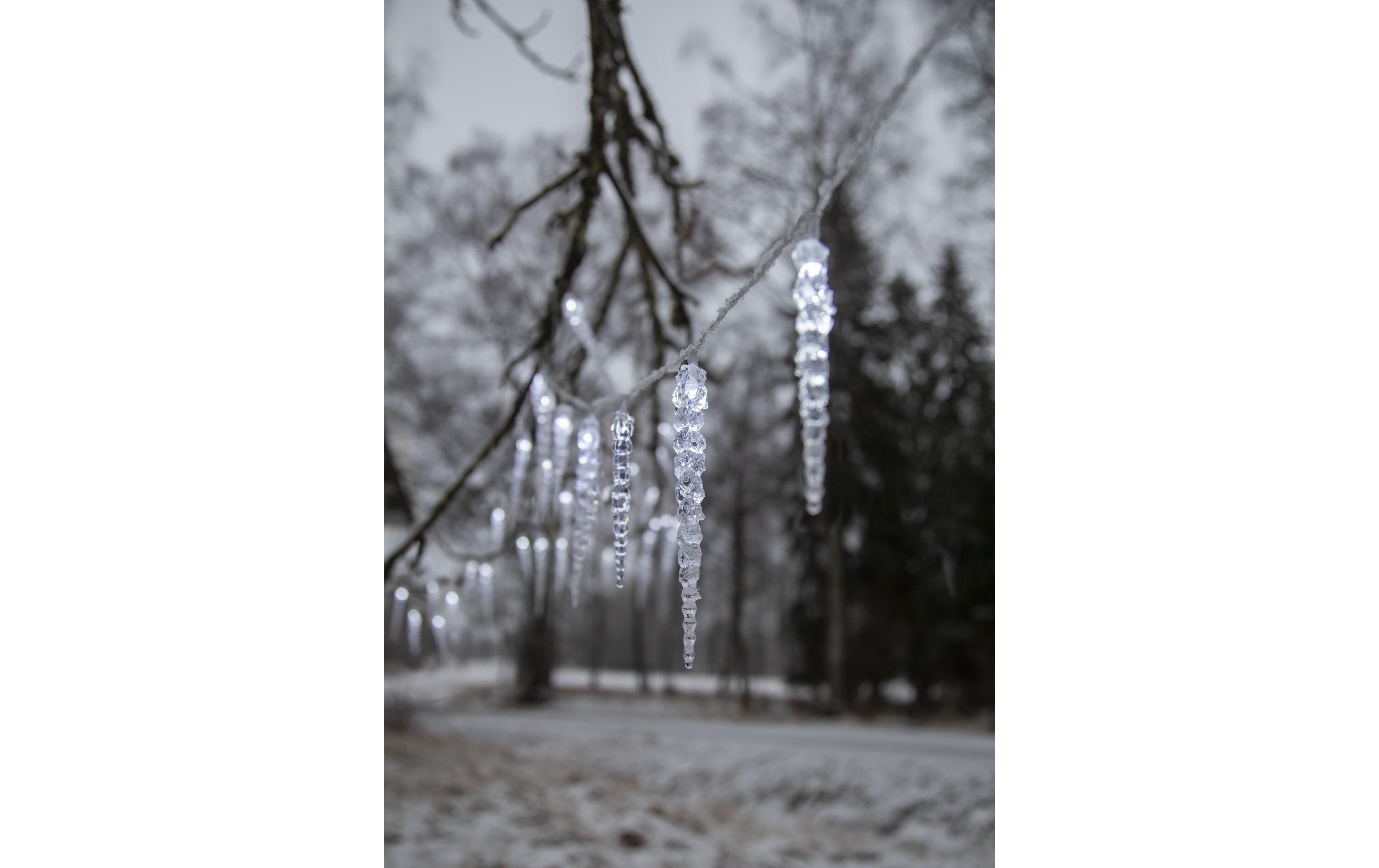 LED-Lichtervorhang Gelido Eiszapfen, 40 LED, 6 mLichtvorhang Icicle Gelido