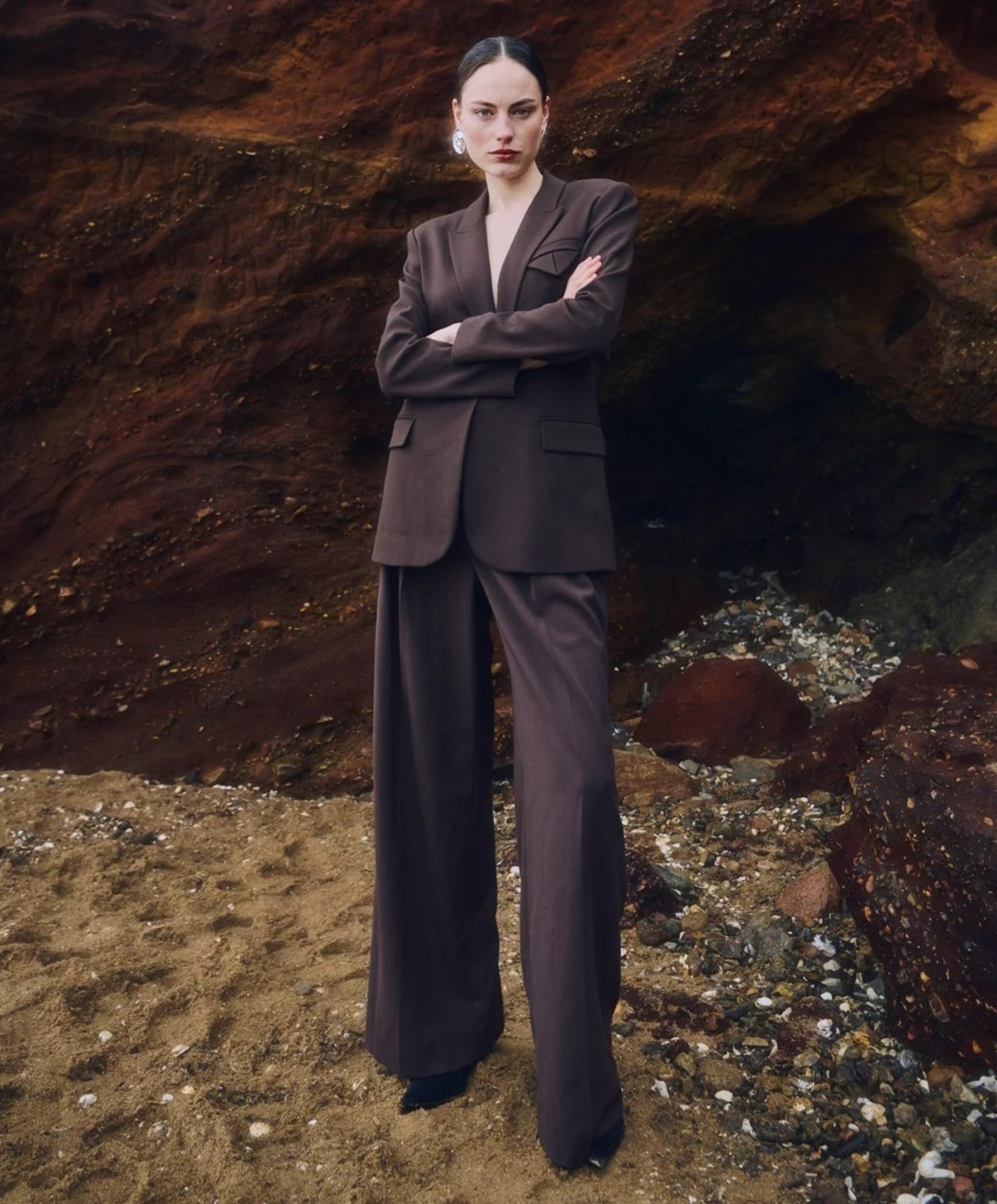 Cph Muse CMTailor-pants dames broek bruin