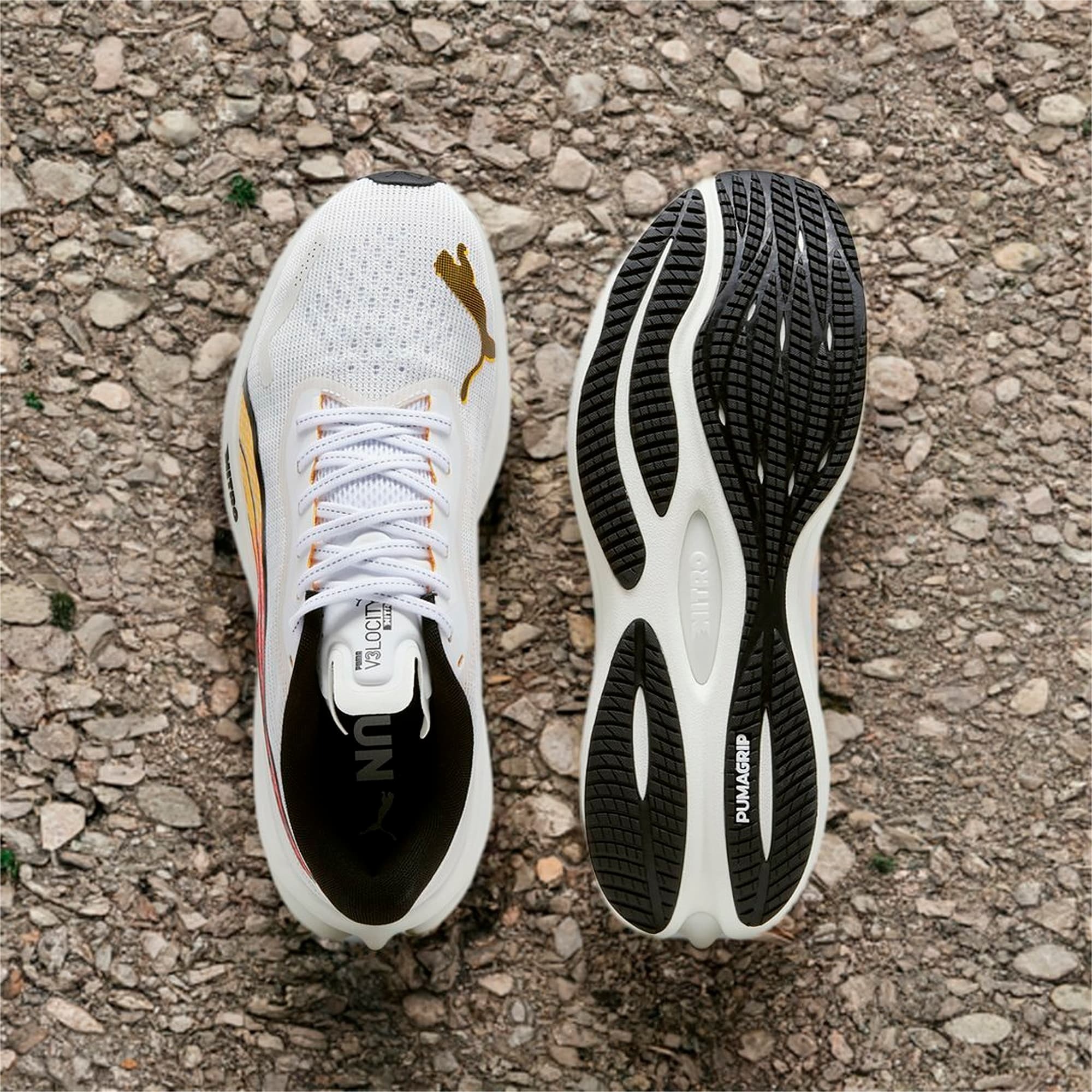 Velocity NITRO 3 Herre PUMA White/Sun Stream