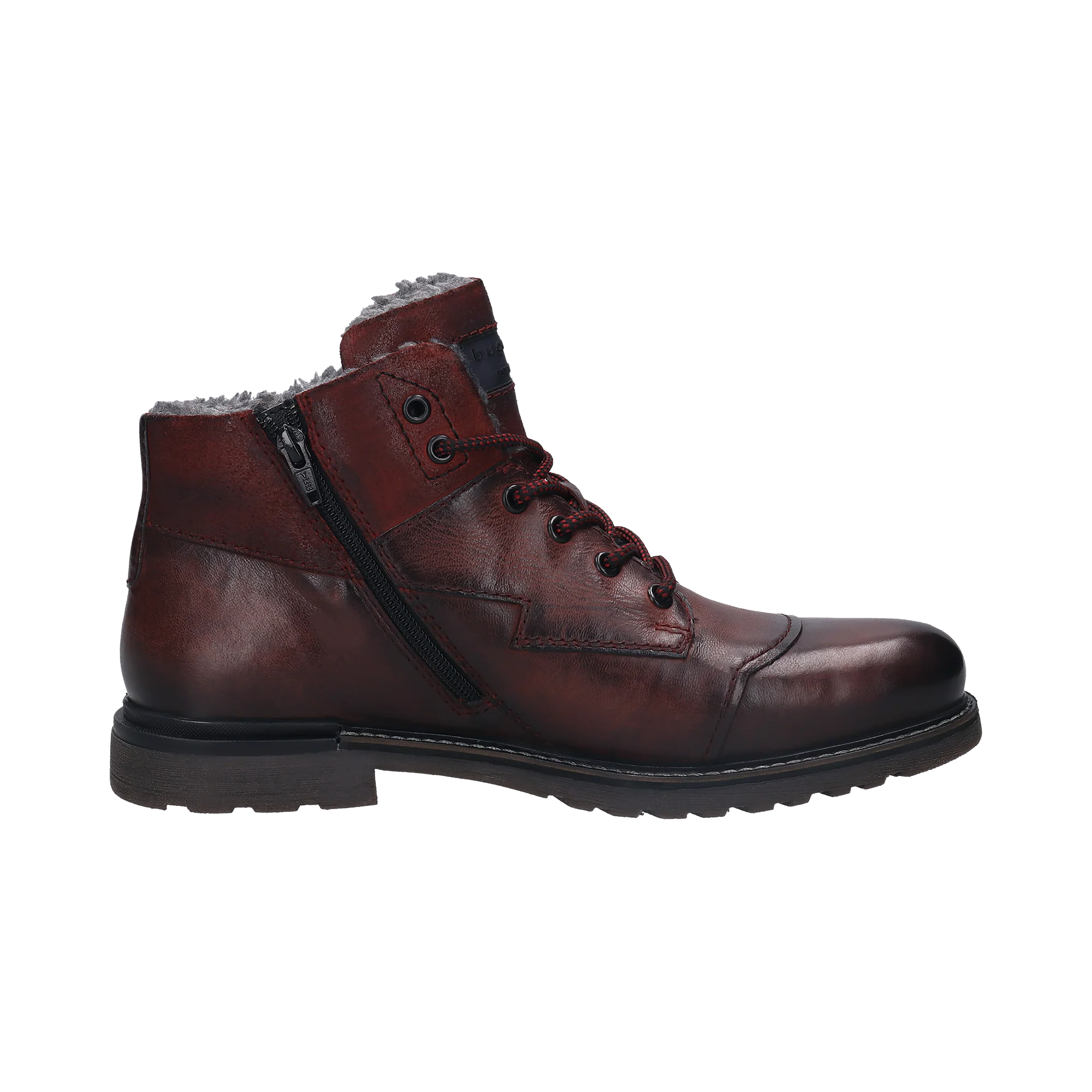 Stiefel dunkelrot