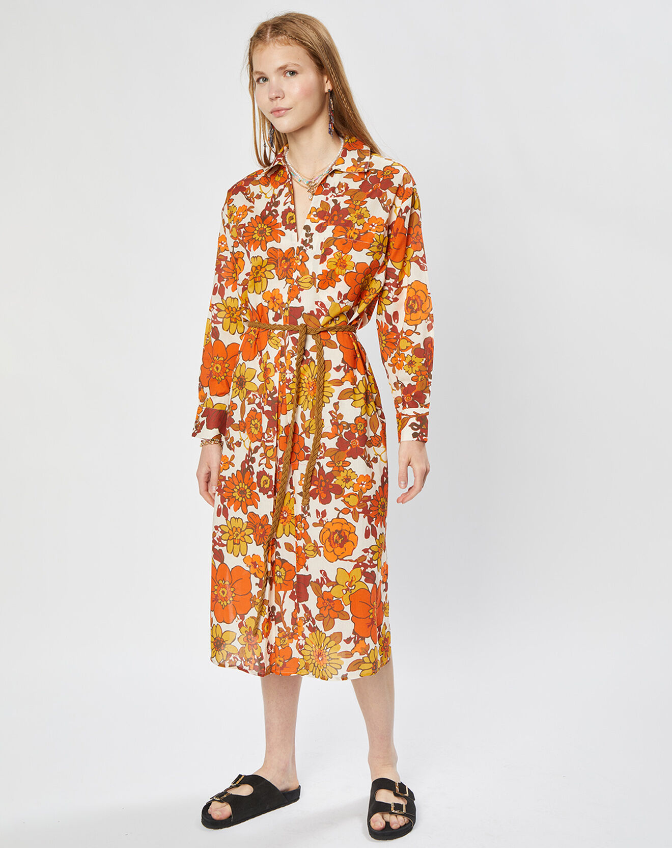 Stella Forest Robe chemise Danae orange