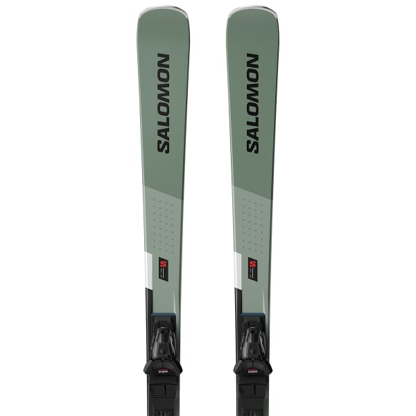 Pack ski SALOMON S/MAX 8 + M10 GW L80 OIL GREEN / BLACK / WHITE