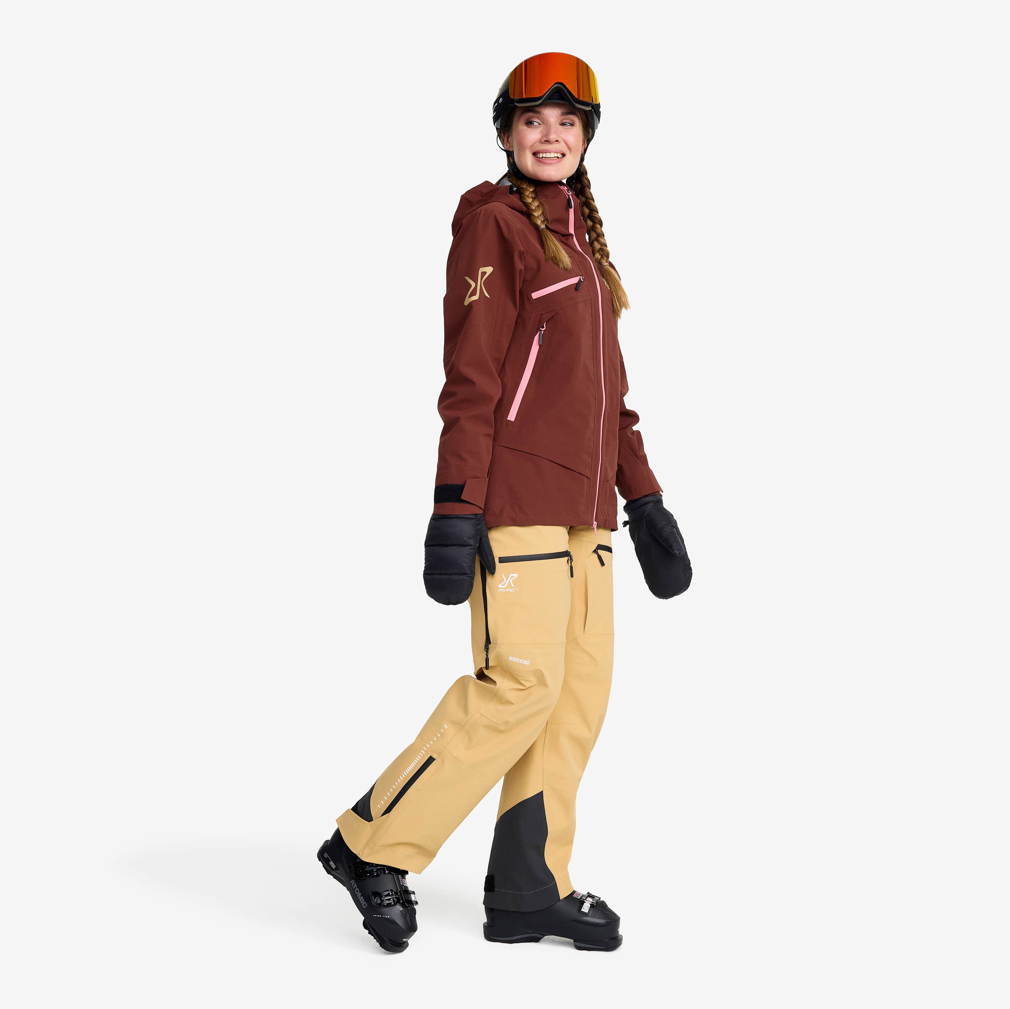 Atlas 3L Ski Jacket Dame Earth