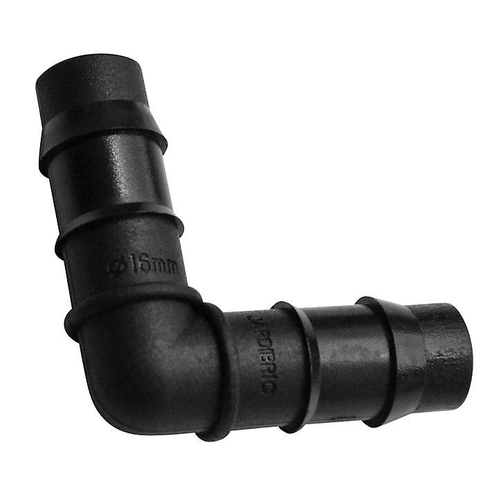 Coudes cannelés Ø16mm (5 pièces)