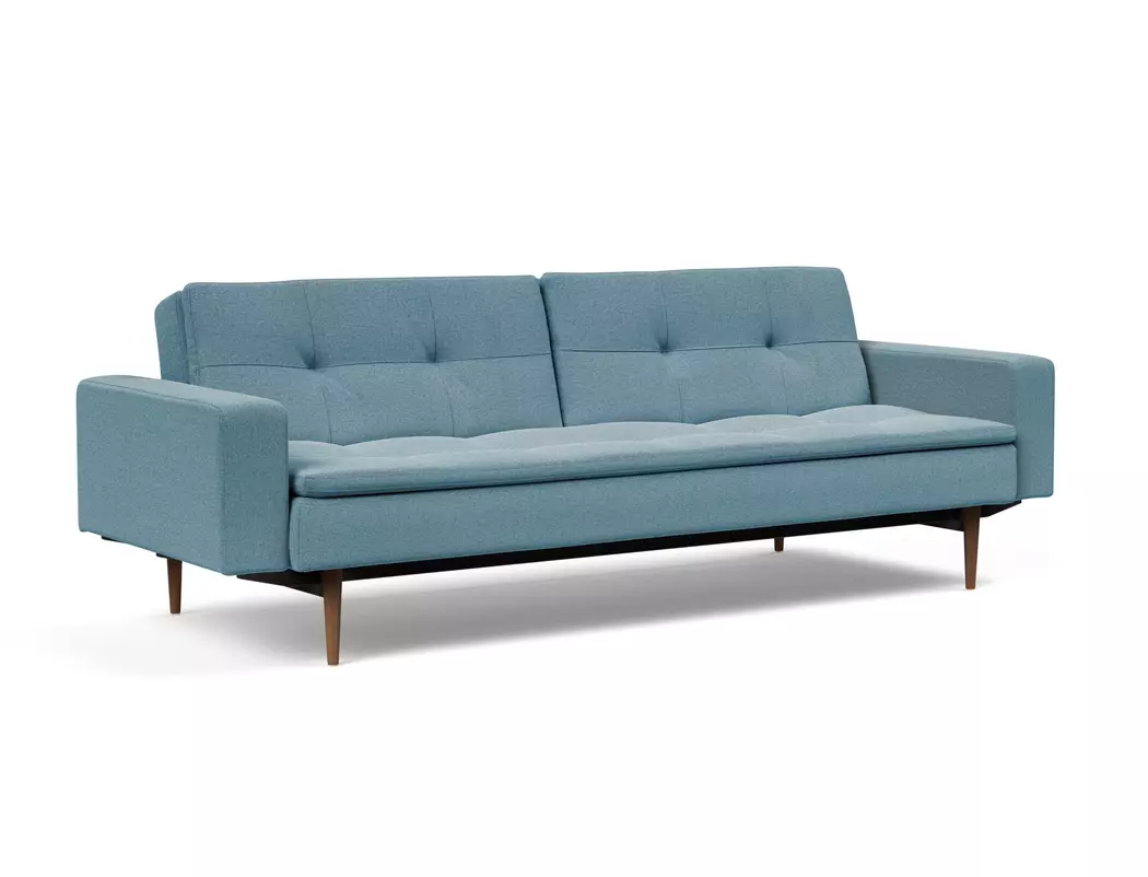 Schlafsofa mit Armlehnen Dublexo Styletto dunkel