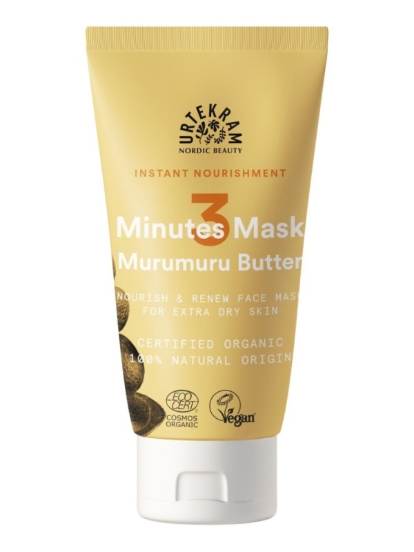 Urtekram Gezichtsmasker Onmiddellijke Voeding 75ml