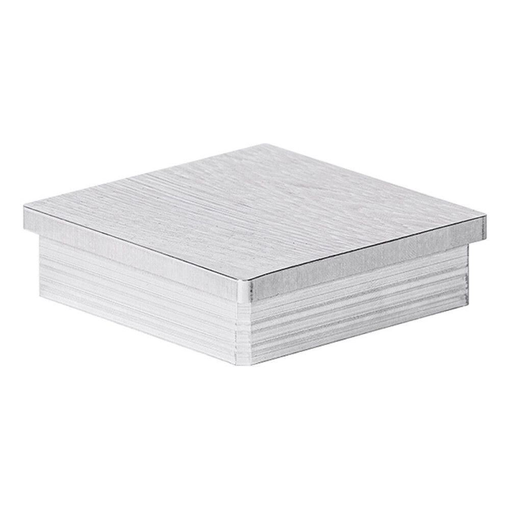 STOLPEHATT RECAL 70X70MM ALUMINIUM GRÅ