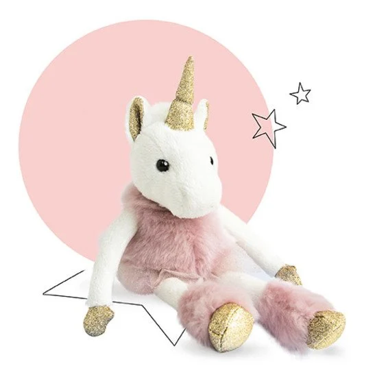 Licorne Glitter   Rose        Petit modèle   de               Histoire d'ours