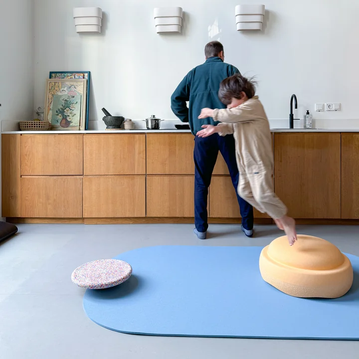 Stapelstein® - Yoga- & Spielmatte, hellblau