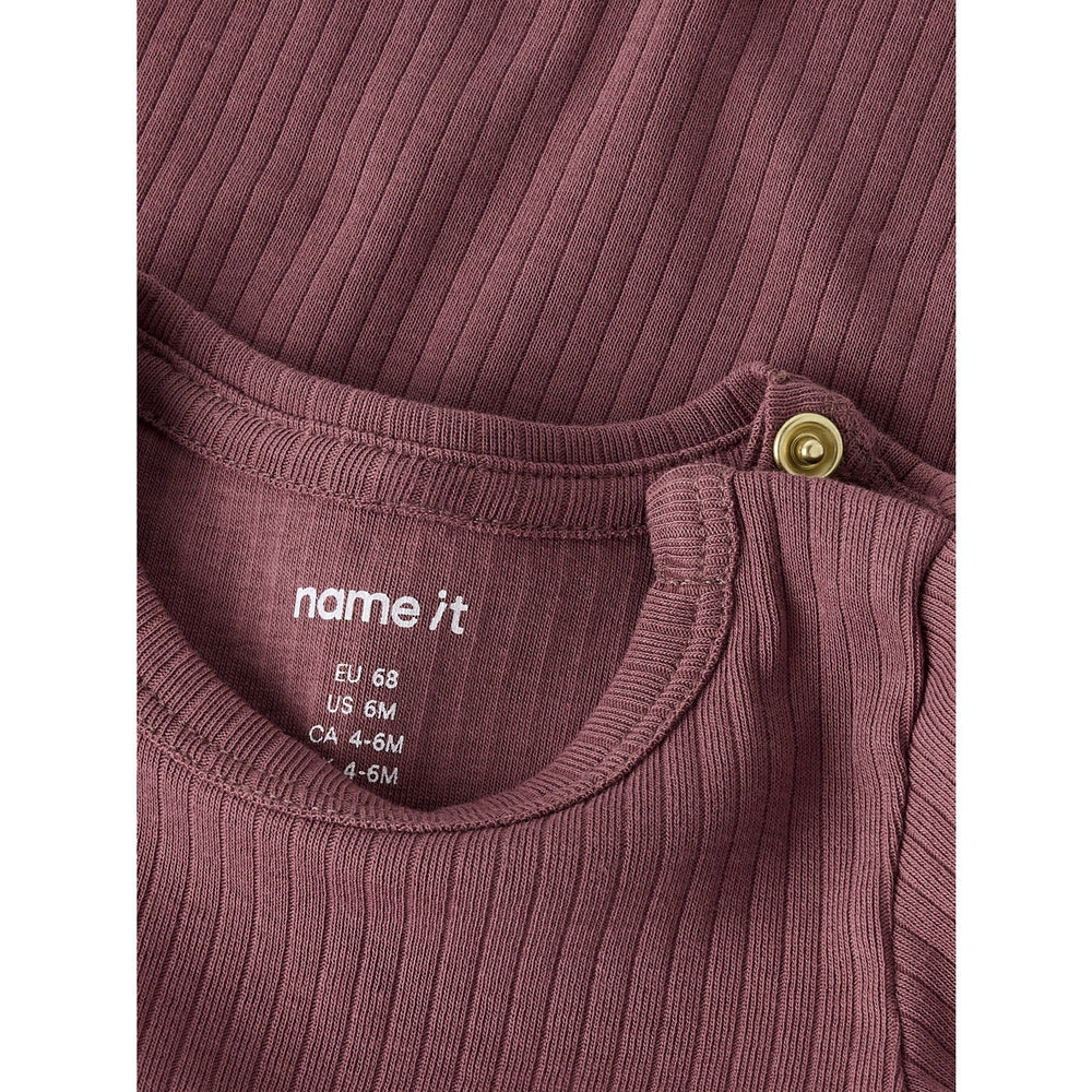 Køb Name It Rose Brown Nbfofulla Ls Slim Body