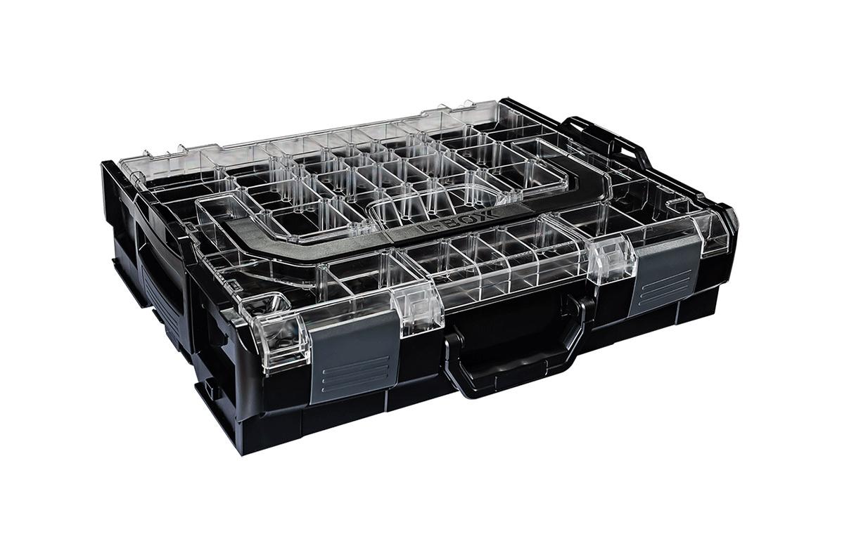 Systemkoffer L-BOXX 102 Schwarz, Deckel transparentWerkzeugbox 102 Transparent