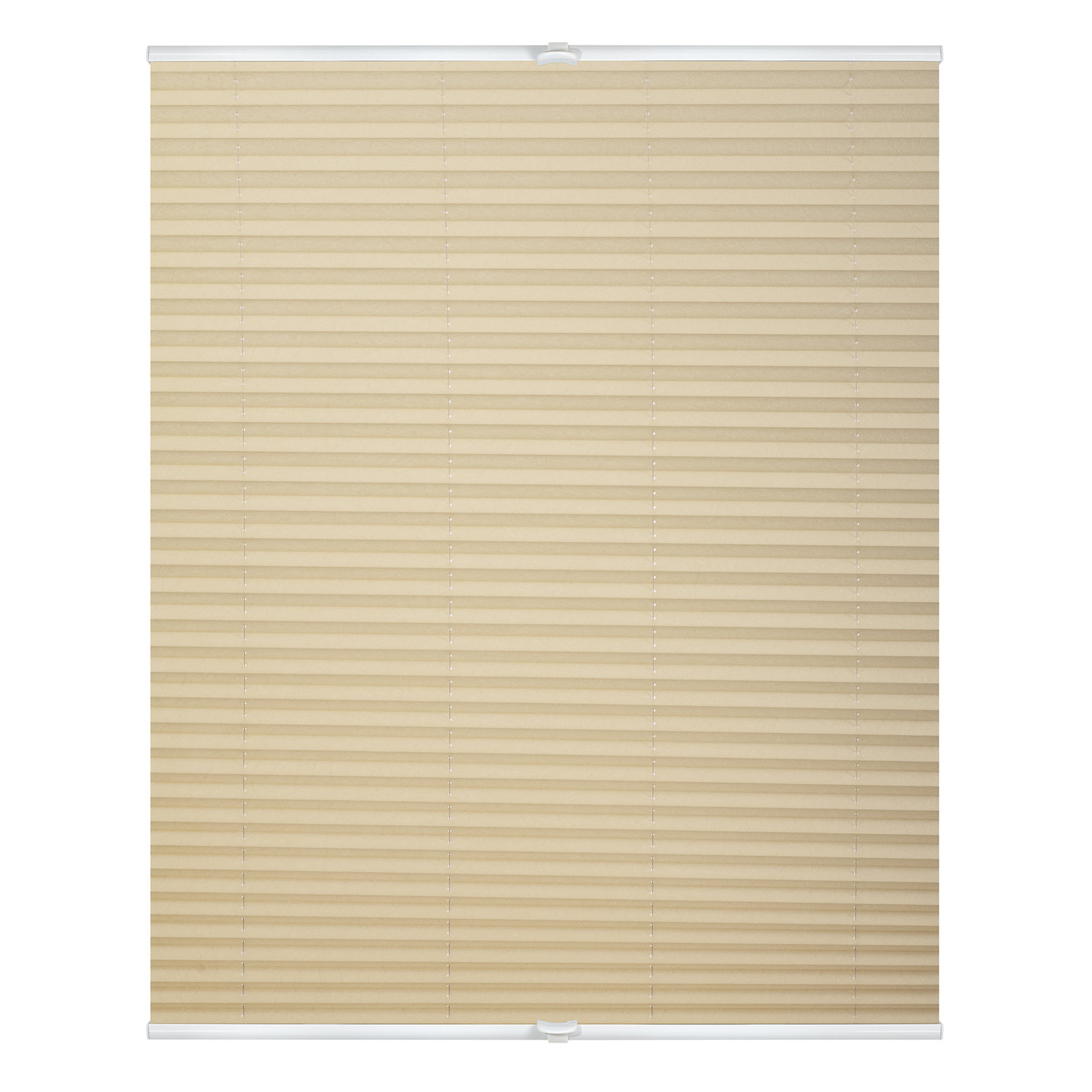LICHTBLICK Plissee - creme - Crushed-Optik - 45x130 cm