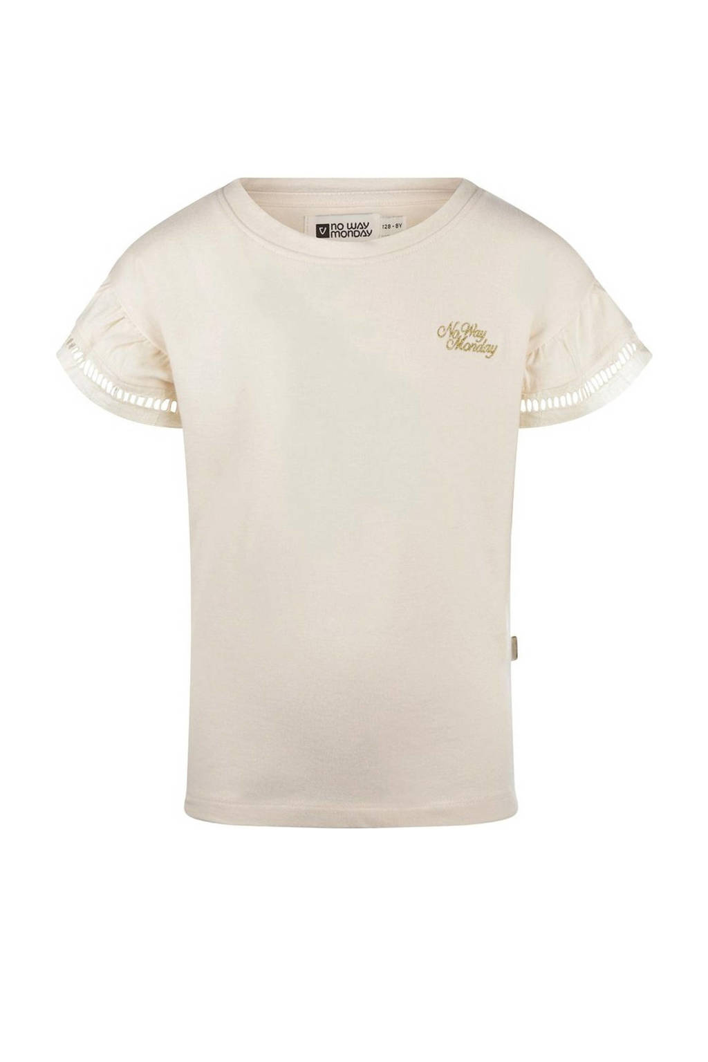 No Way Monday T-shirt wit