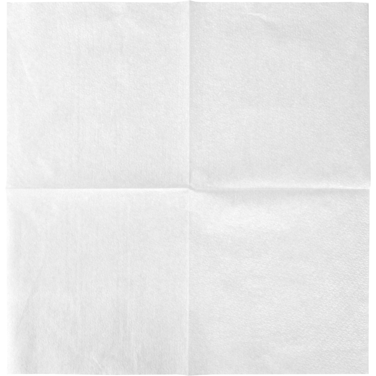 Servet, 1/4 vouw, 1-laags, 33x33cm, papier, wit