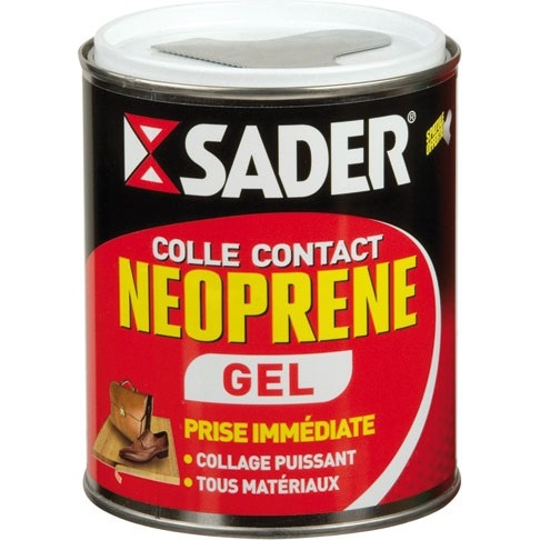 Colle contact Néoprène Gel Multi-usages Sader