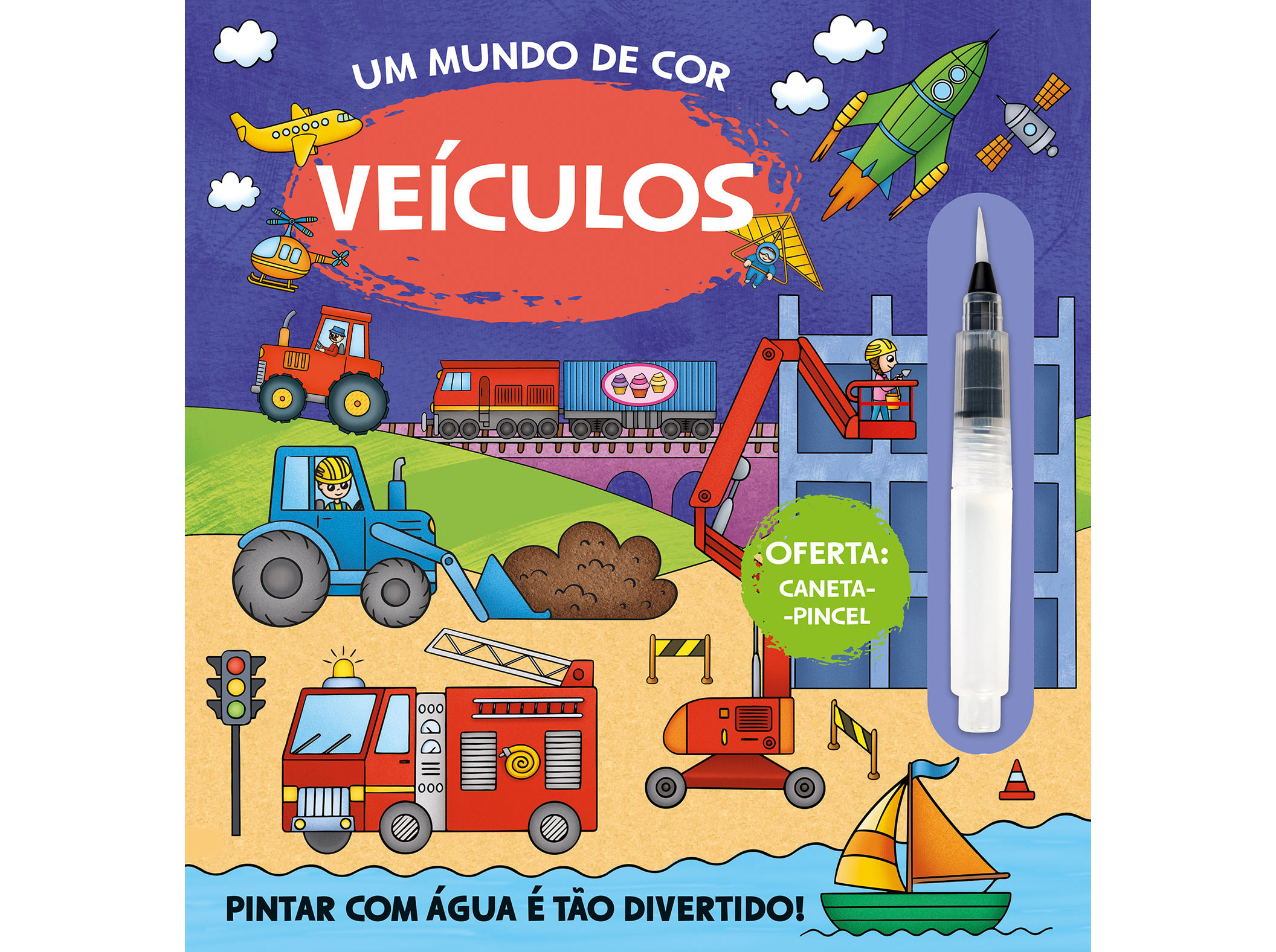 LIVRO UM MUNDO DE COR - VEÍCULOS