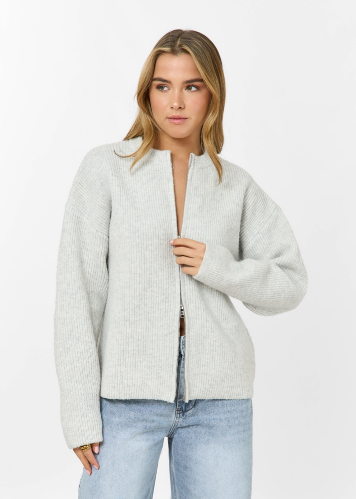 Eline vest lichtgrijs