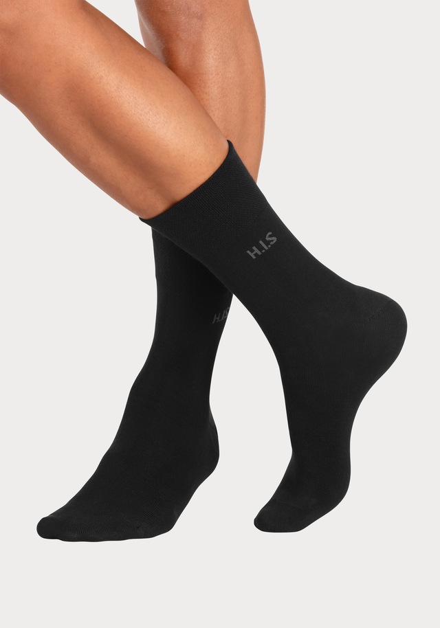H.I.S Socken Packung, 12 Stk. tlg. ohne einschneidendes Gummi