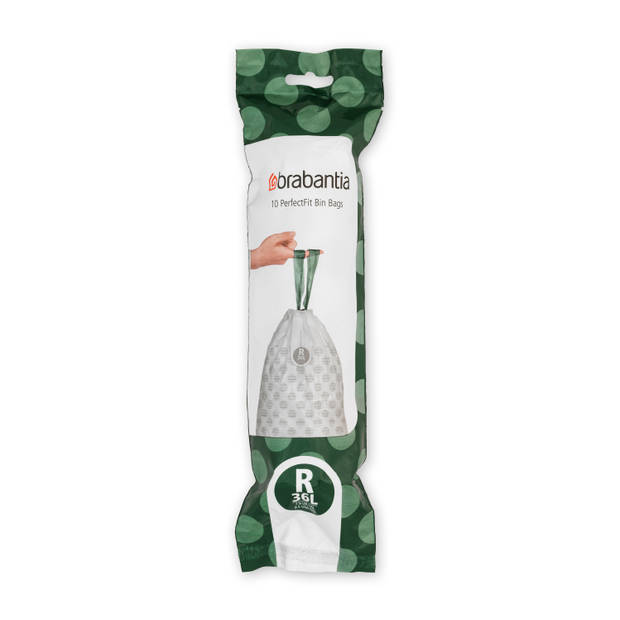 Brabantia PerfectFit code R afvalzak - 36 liter - 10 stuks