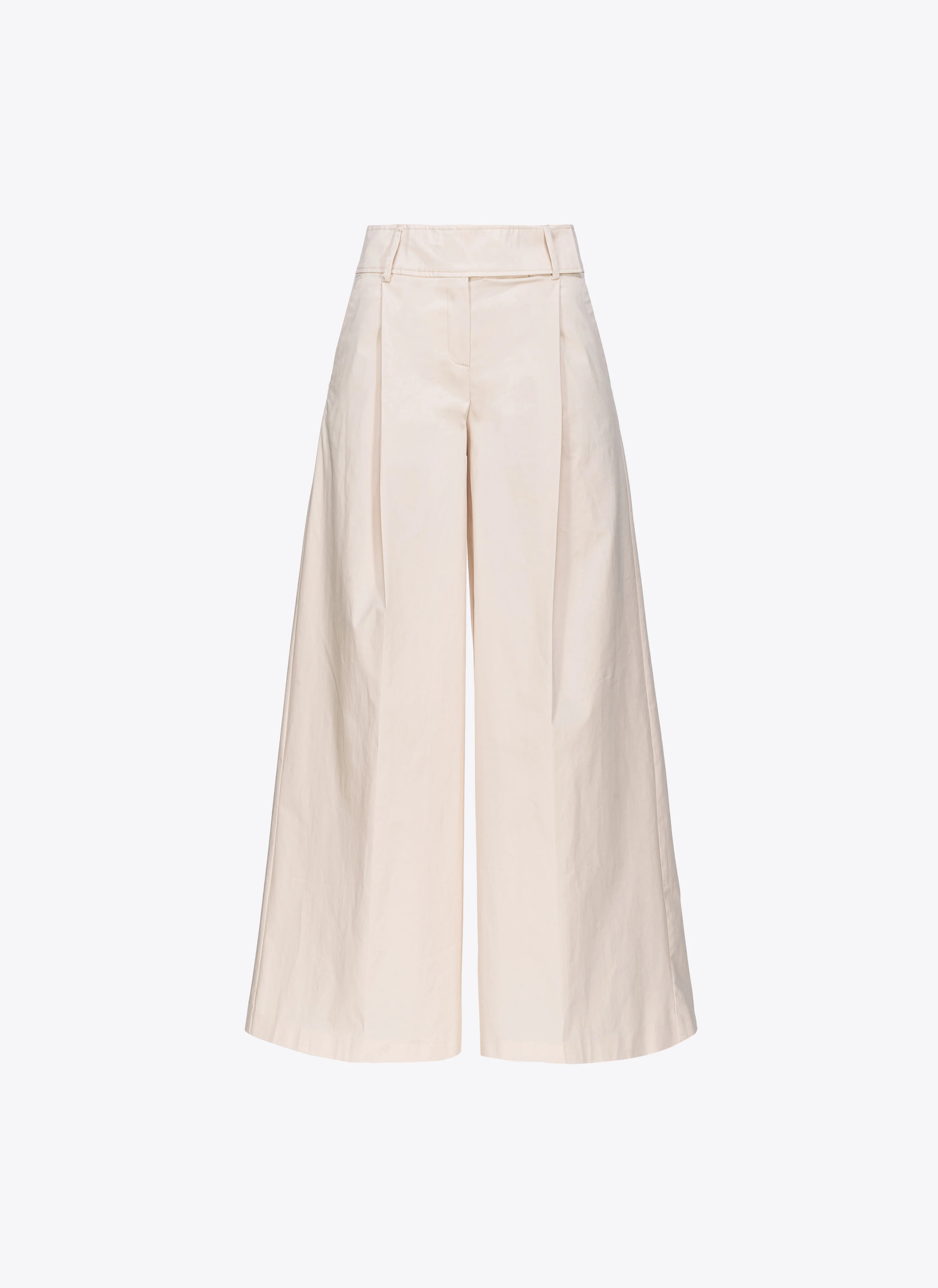 Pantalon extra large technique | Beige