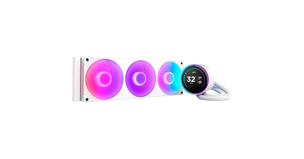 NZXTKraken Elite 360 RGB waterkoeling  (Wit)