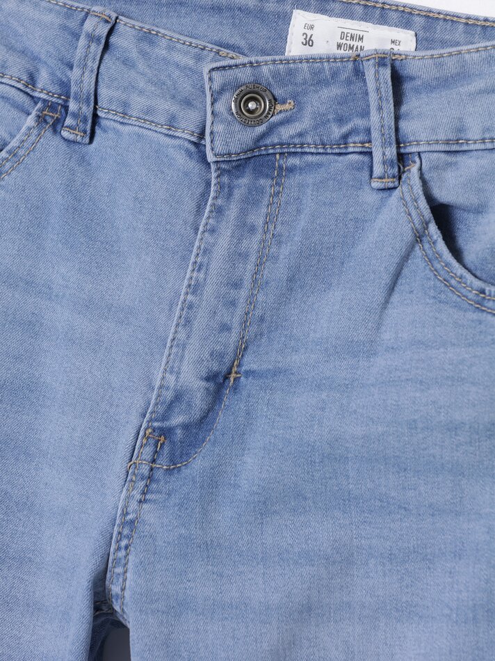 Calça jeans push-up - Índigo