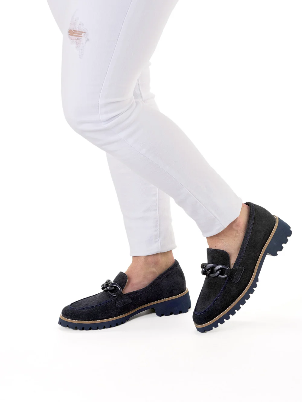 Slipper Kent blau