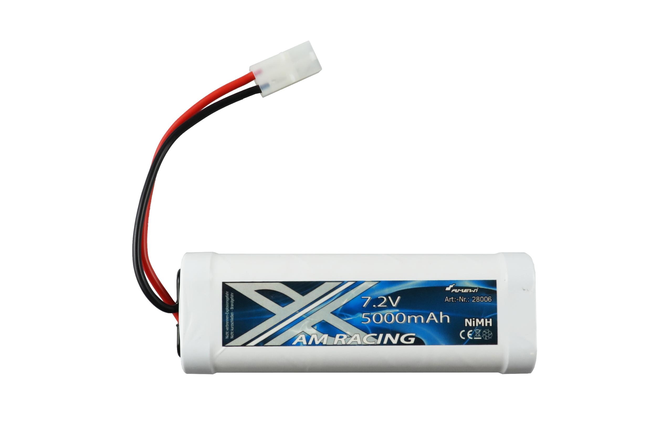 RC-Akku NiMH 5000 mAh 7.2 V StickpackStickpack Akku für RC Fahrzeuge mit Tamiya Stecker