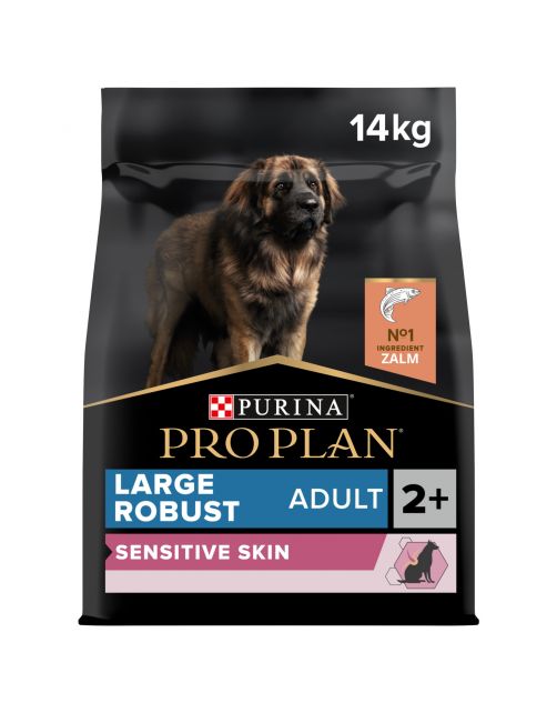 Pro Plan Dog Adult Robuust Sensitive Skin - Hondenvoer - Zalm 14 kg