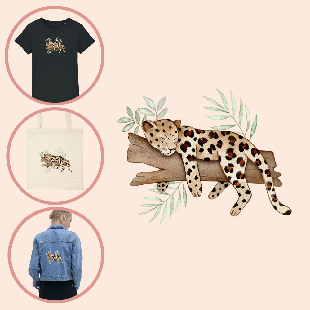Kleding transfer Leopard