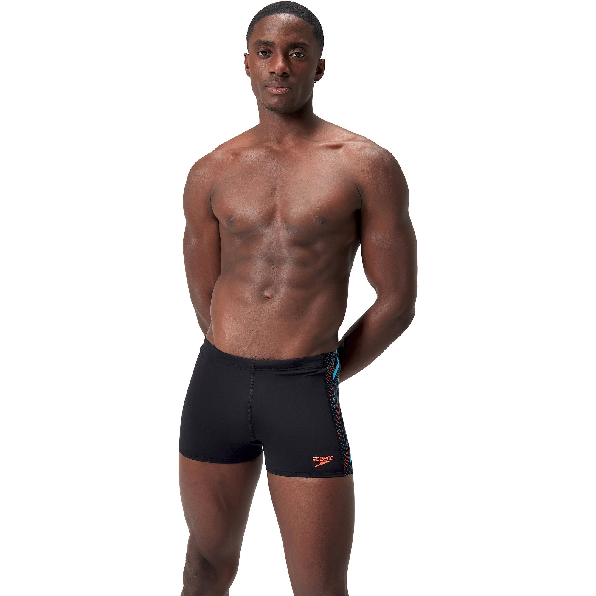 Speedo HyperBoom Panel Aquashorts Herren schwarz