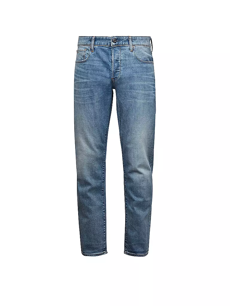 G-STAR RAW Jeans Straight Tapered Fit 3301 blau