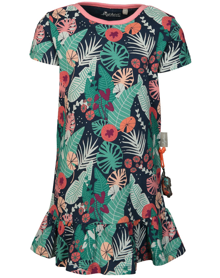 Kleid MINI – JUNGLE LOVE gemustert in bunt