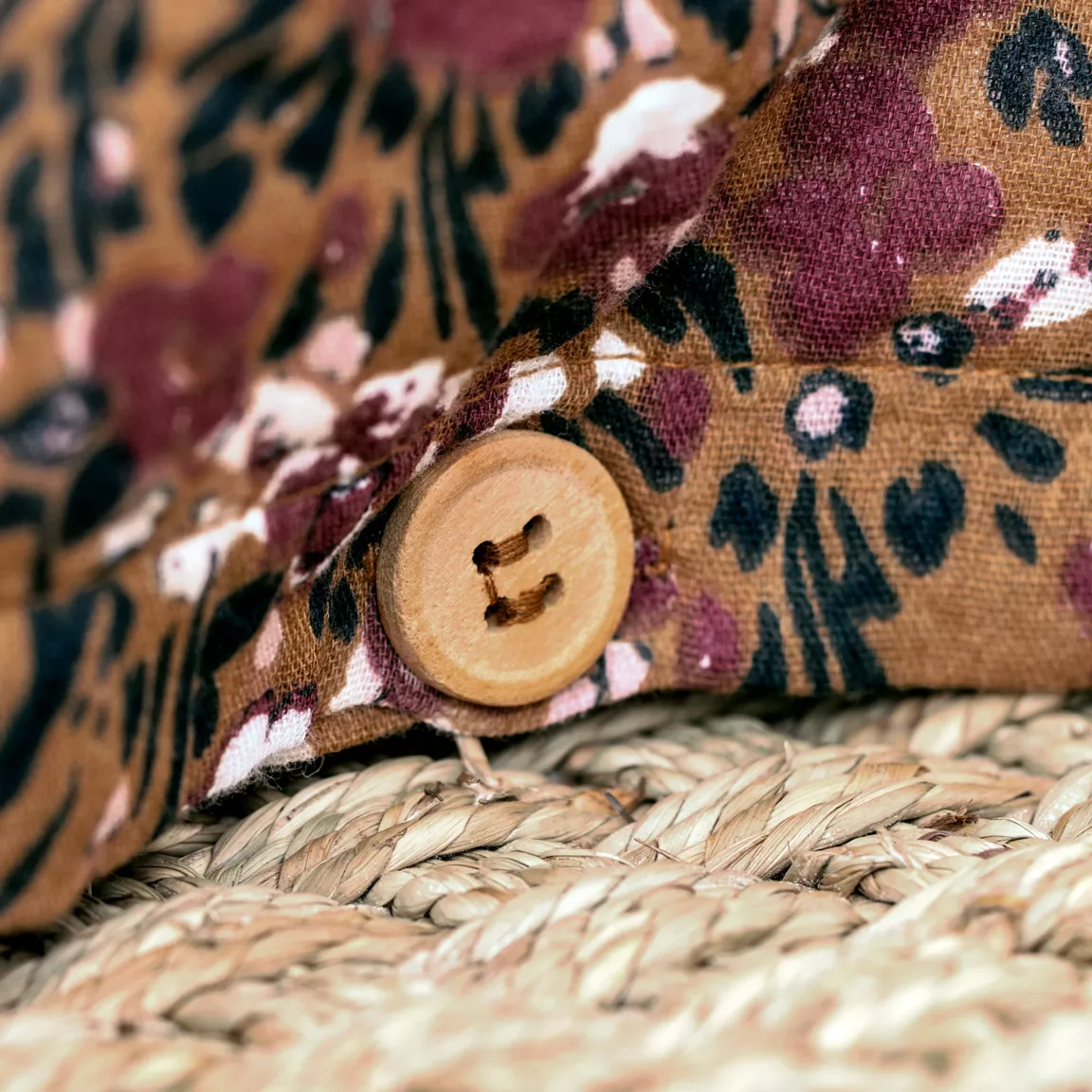 Housse de couette gaze de coton (240 x 220 cm) Constance Camel