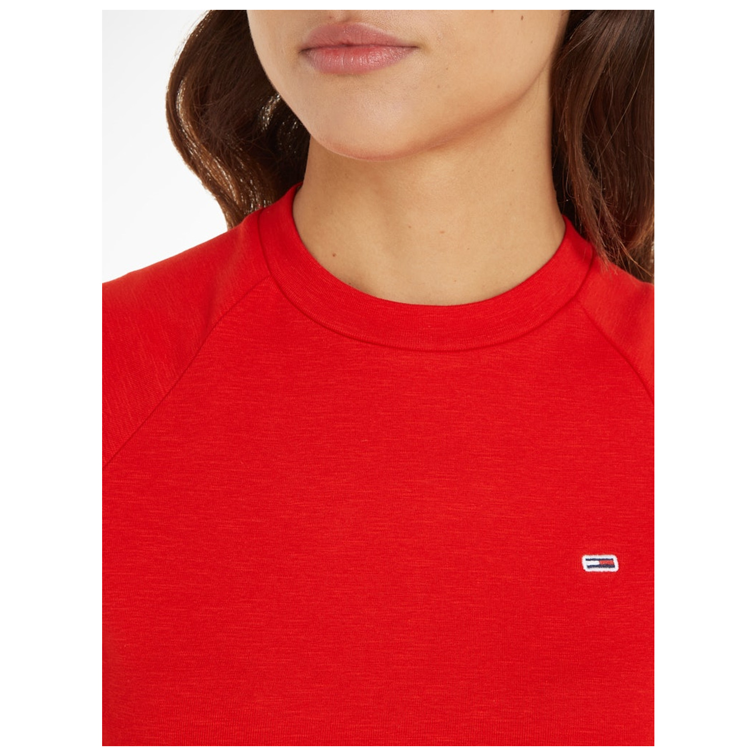 Tommy Jeans TJW SLIM CRP BABYLOCK RIB TEE