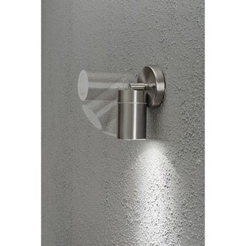 Konstsmide Modena wandlamp kantelbaar RVS