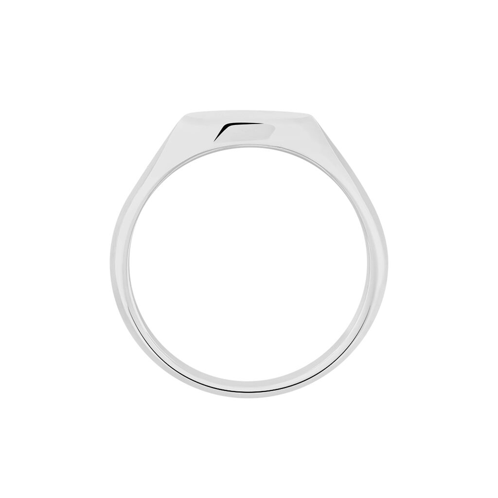 Chevalière Karl Argent Blanc