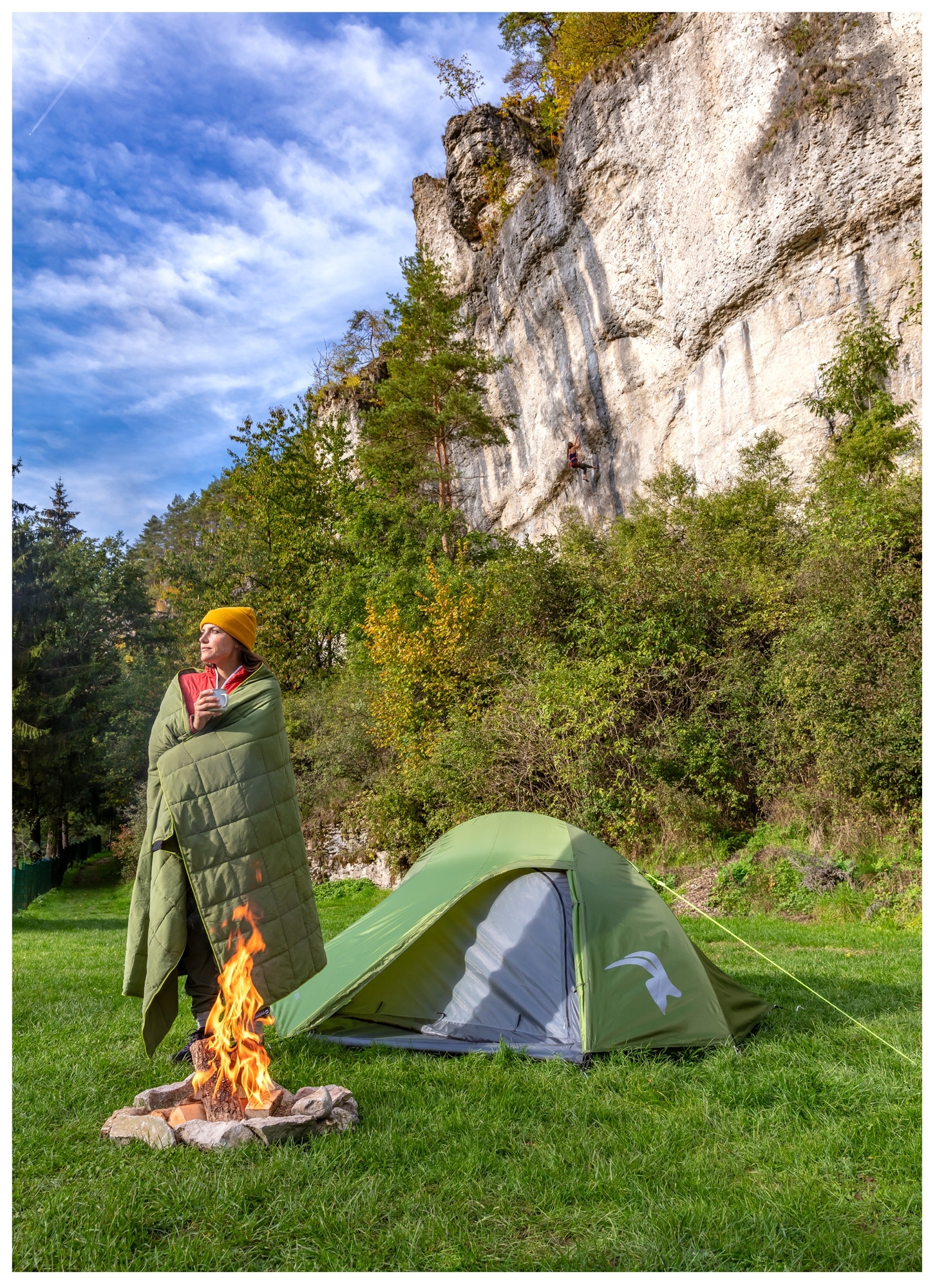 Mountain Guide Nola II Alu Trekkingzelt dunkelgrün für 2 Personen