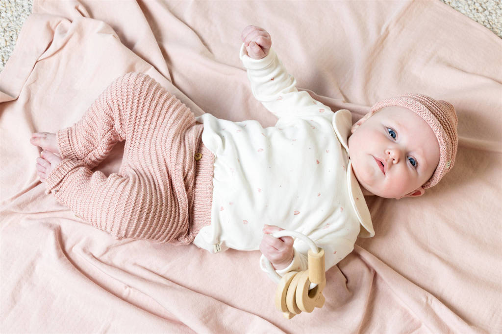 Petite Maison baby regular fit broek Seol roze