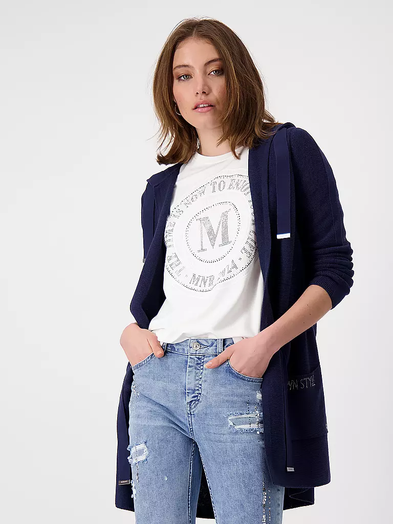 MONARI Strickjacke dunkelblau