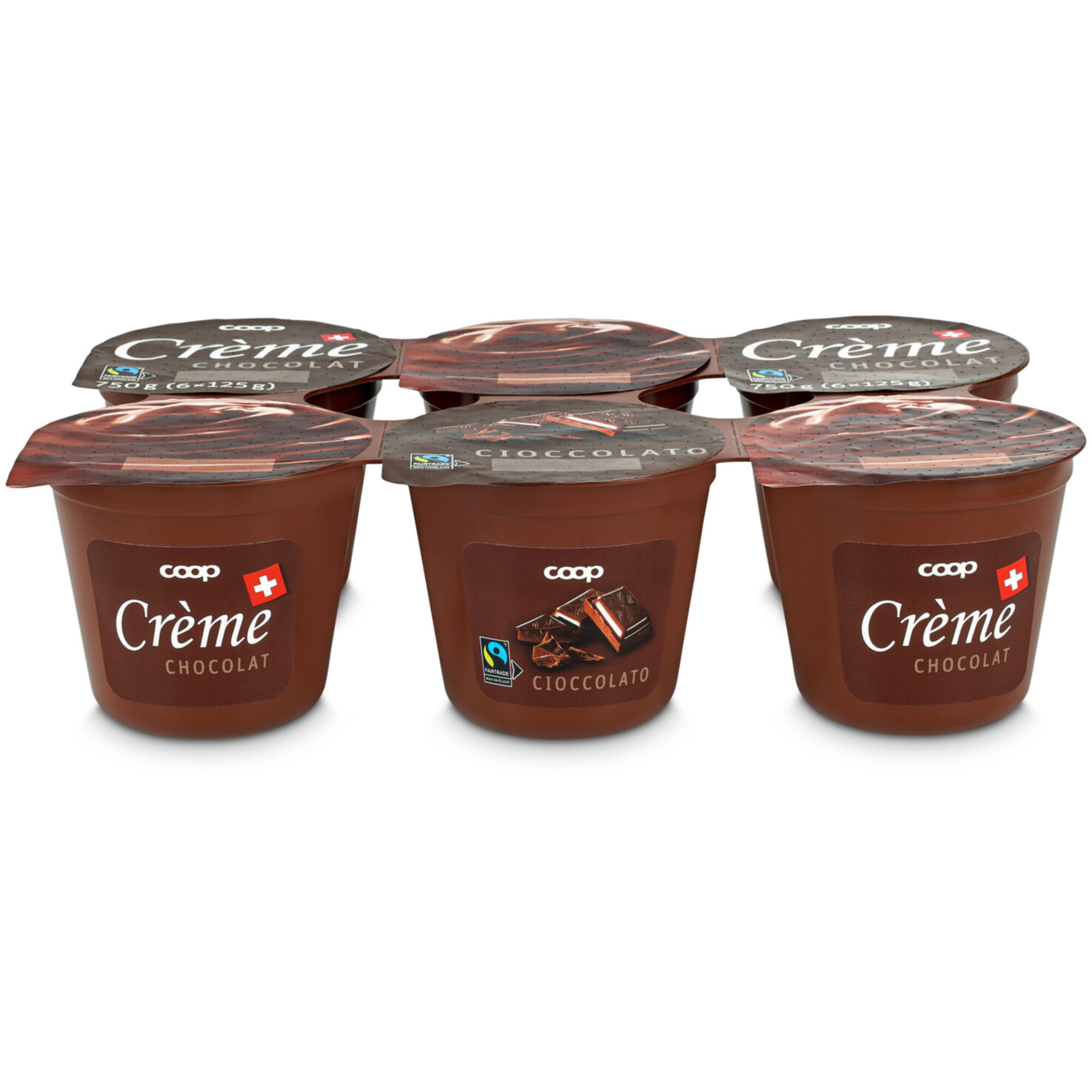 Fairtrade Crème Schokolade 6x125g