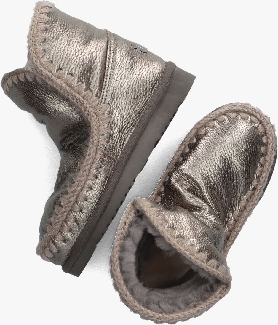 MOU gouden mou vachtlaarzen eskimo 18 glitter logo