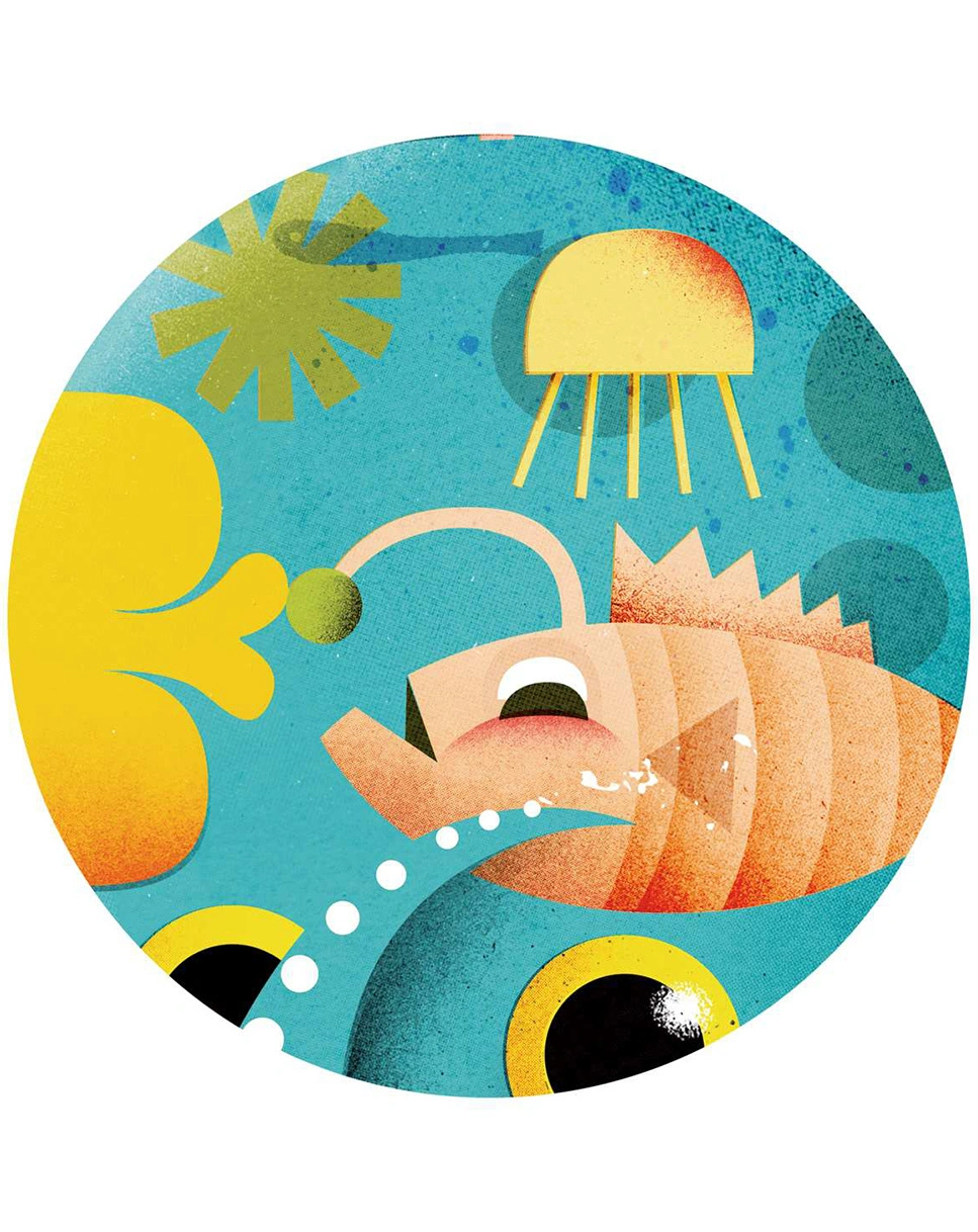 Puzzle-Galerie OCTOPUS 350-teilig in bunt
