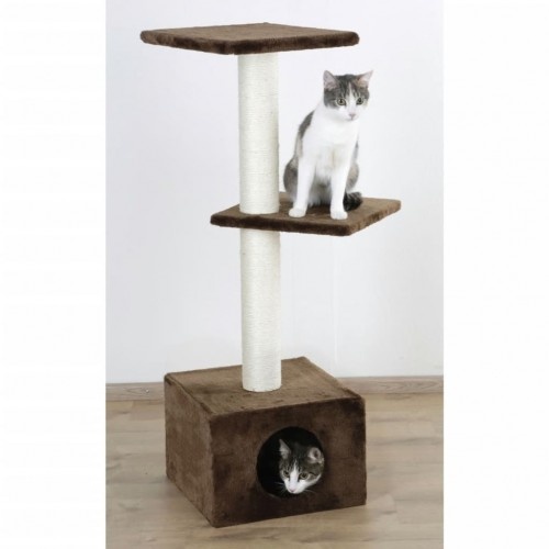 Árvore para gatos marrom de 3 níveis Kerbl