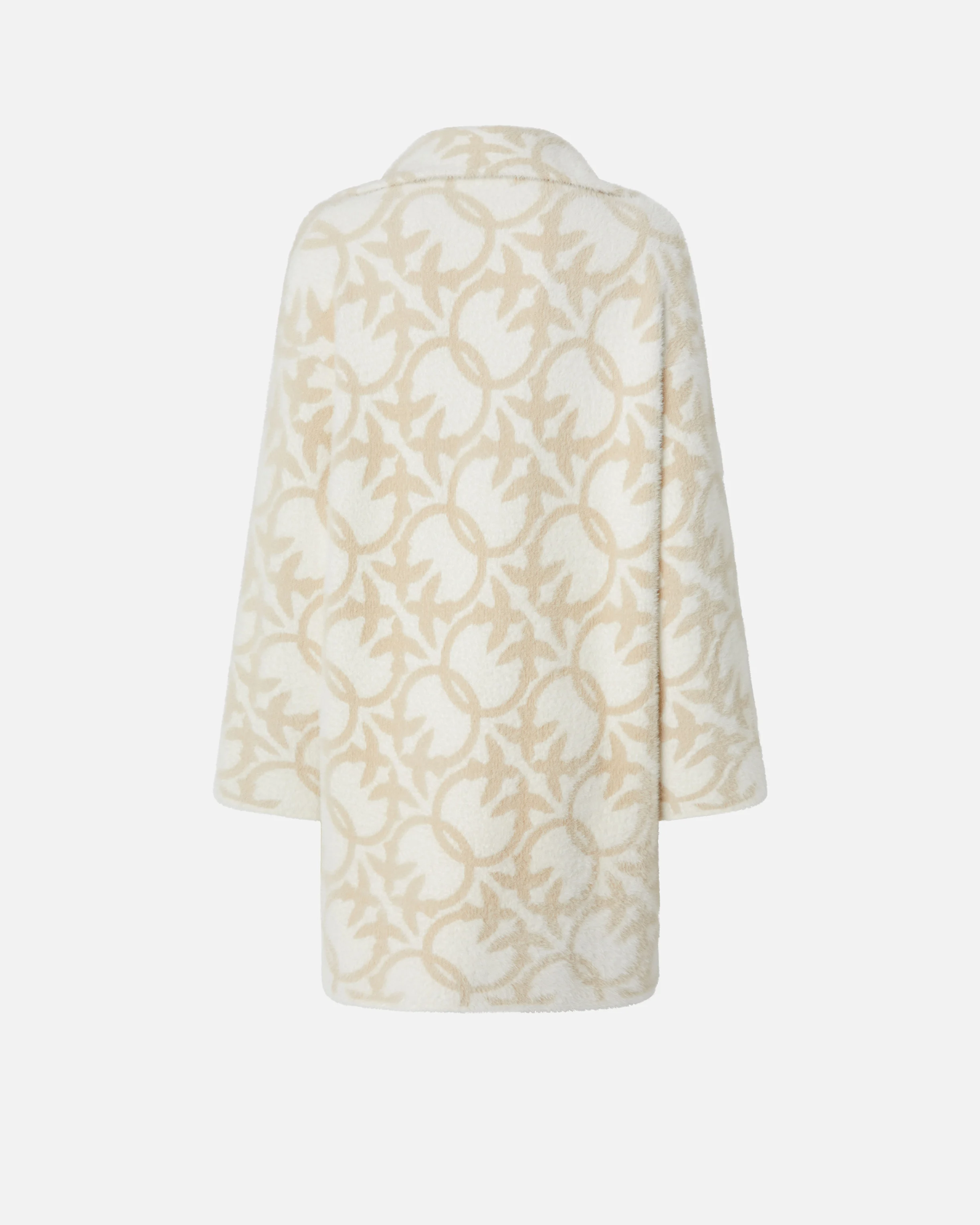 Manteau court à logo | Blanc