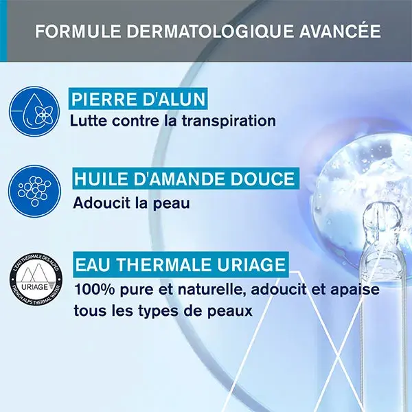 Desodorante Uriage Freshness Anti-Odor e Anti-Umidade para Pele Sensível 125ml