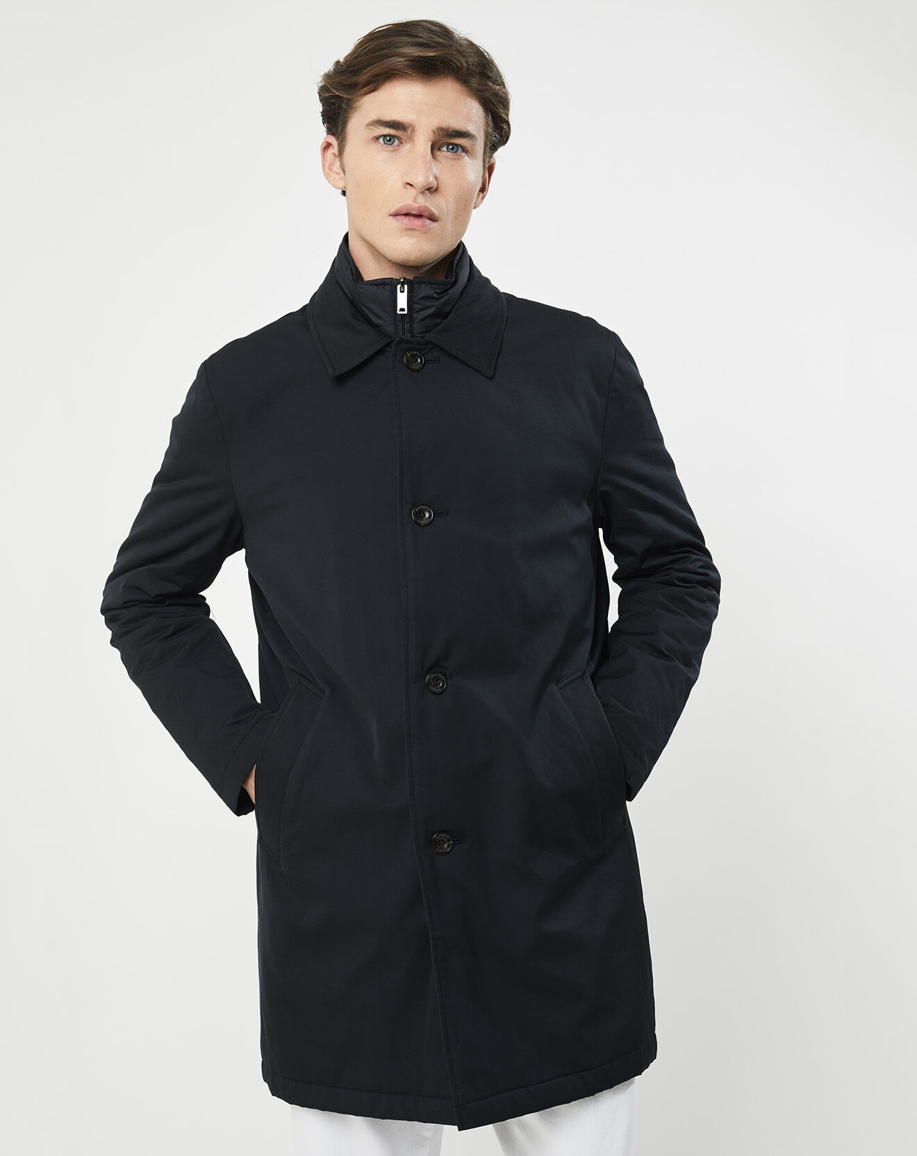 Hackett London Imperméable Membrane bleu marine